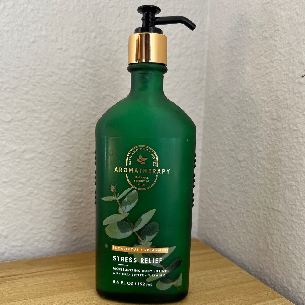 Set of Two Bath & Body Works Aromatherapy Stress Relief Lotion - 6.5 oz